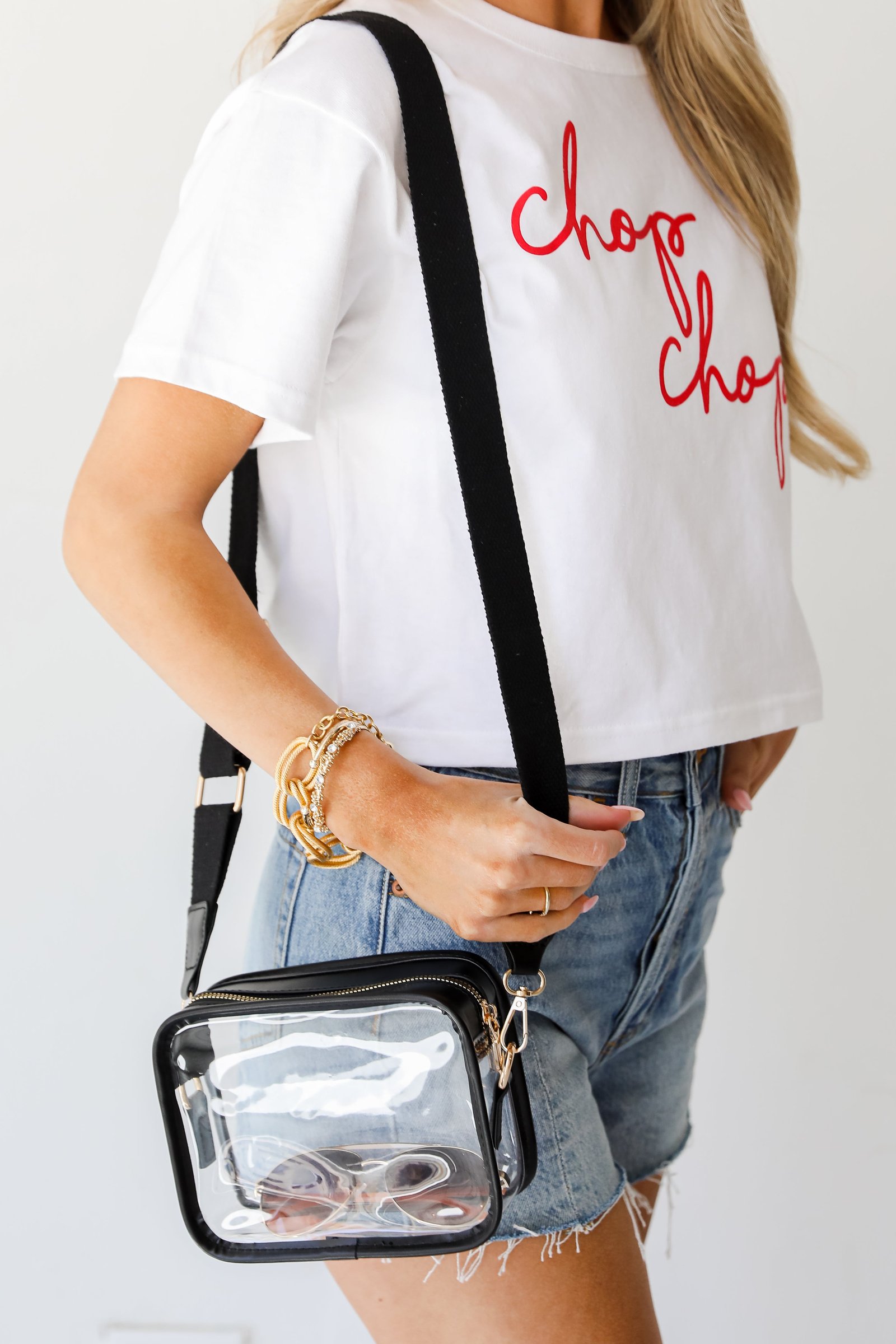 Energetic Aesthetic Clear Crossbody Bag GG5