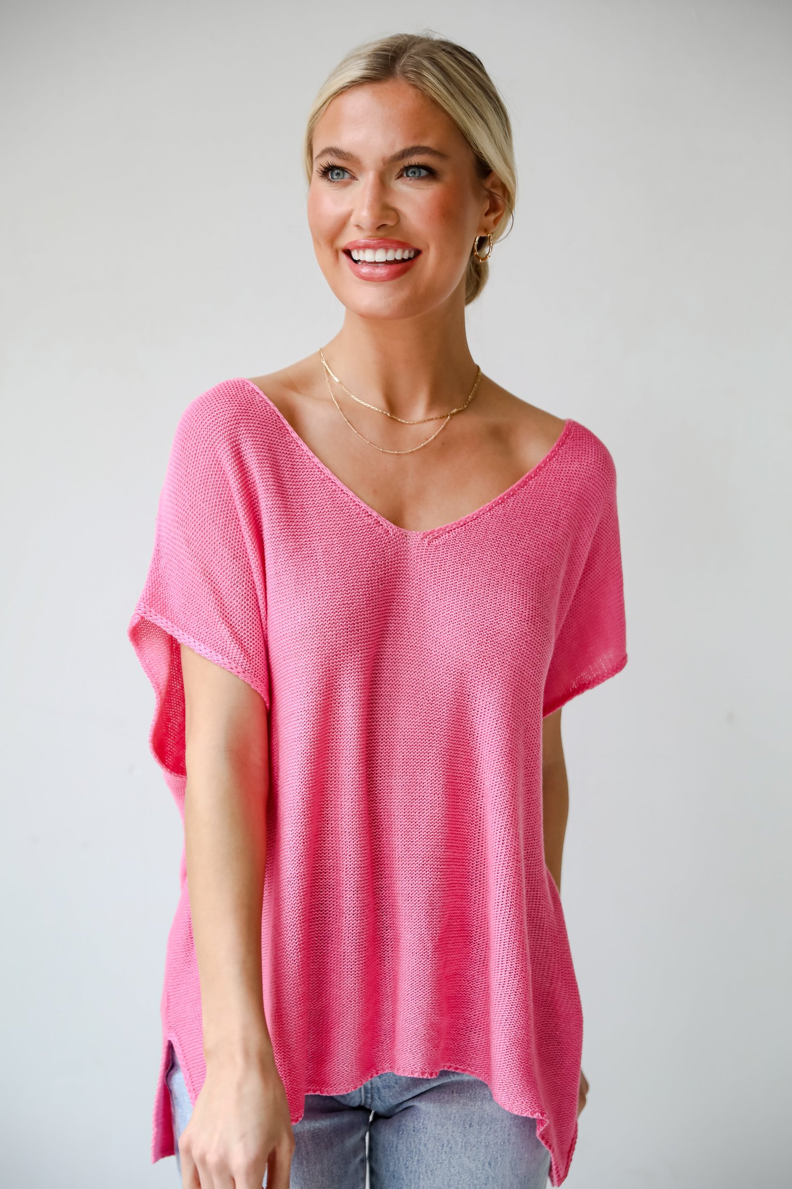 Eliza Lightweight Knit Top GG12