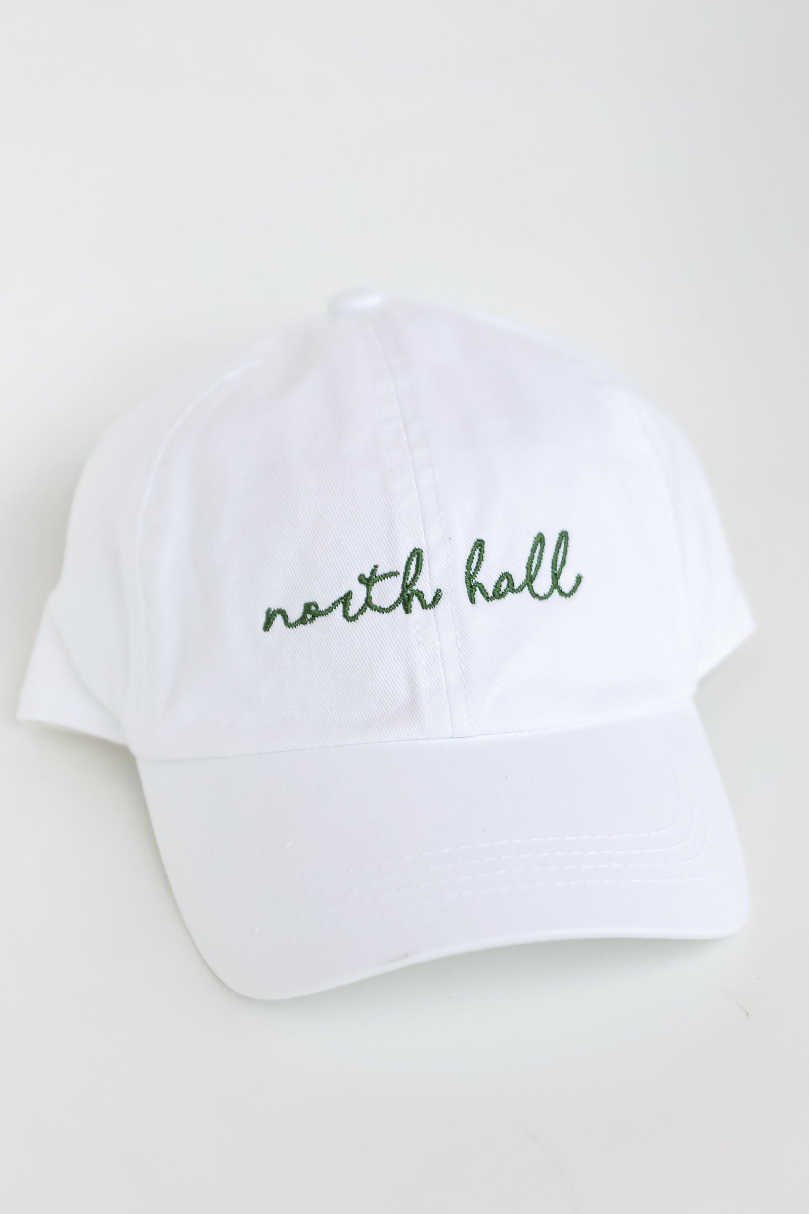 White North Hall Script Embroidered Hat GG9