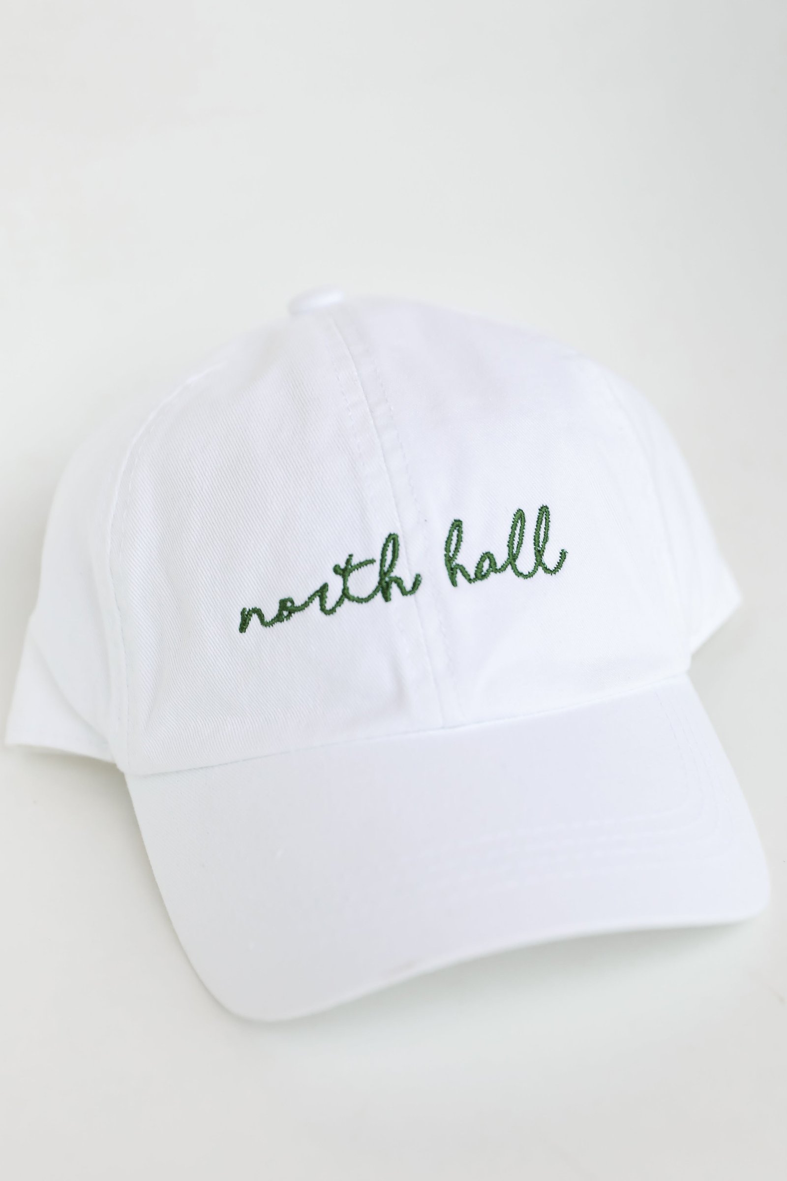 White North Hall Script Embroidered Hat GG9